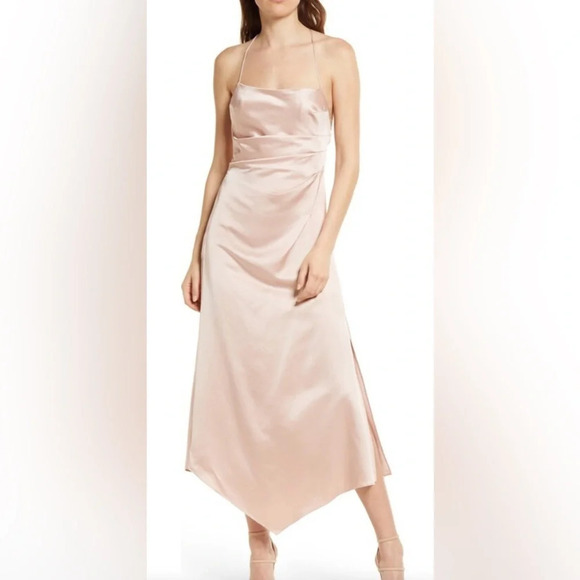 Significant Other Dresses & Skirts - SIGNIFICANT OTHER One Another Asymmetric Hem
Cocktail Midi Dress